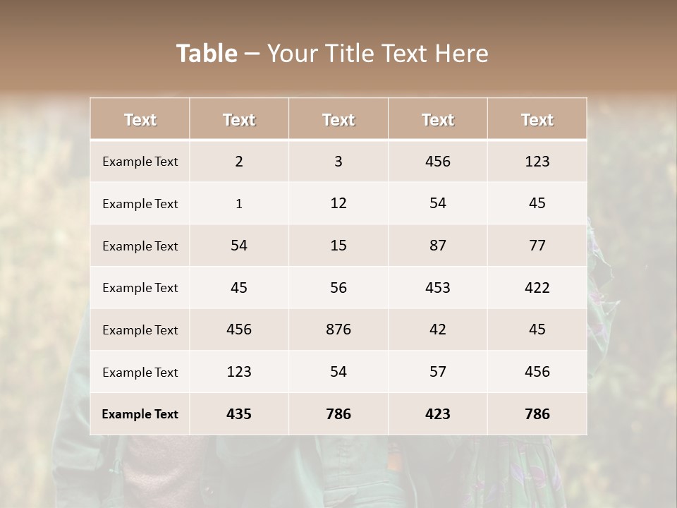 Young Human Nature PowerPoint Template