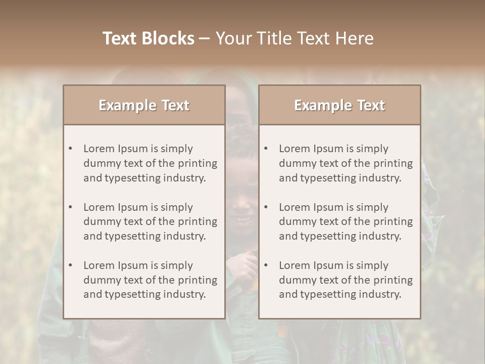 Young Human Nature PowerPoint Template
