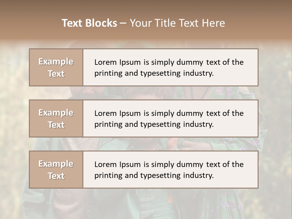 Young Human Nature PowerPoint Template