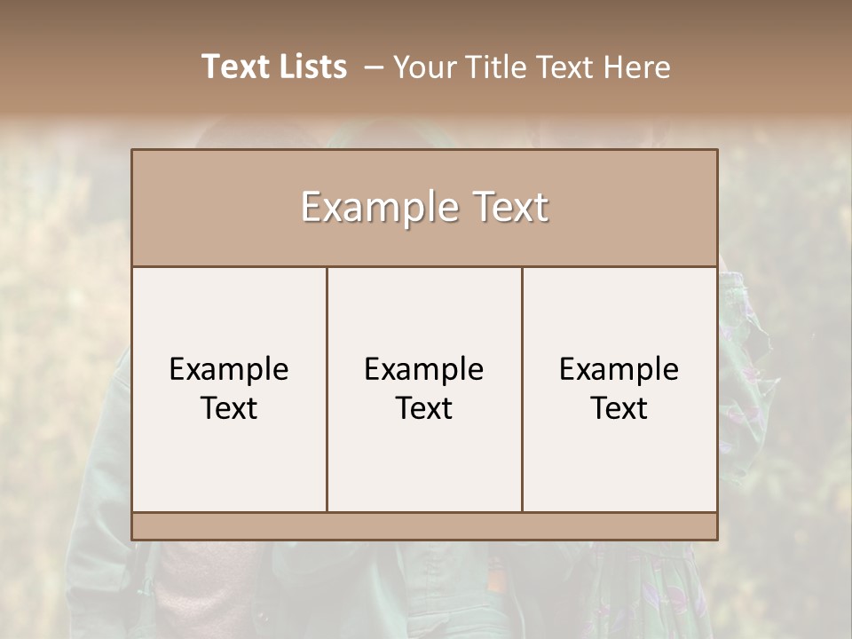 Young Human Nature PowerPoint Template