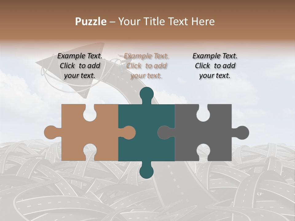 Traveling Goal Leadershipleader Steering PowerPoint Template