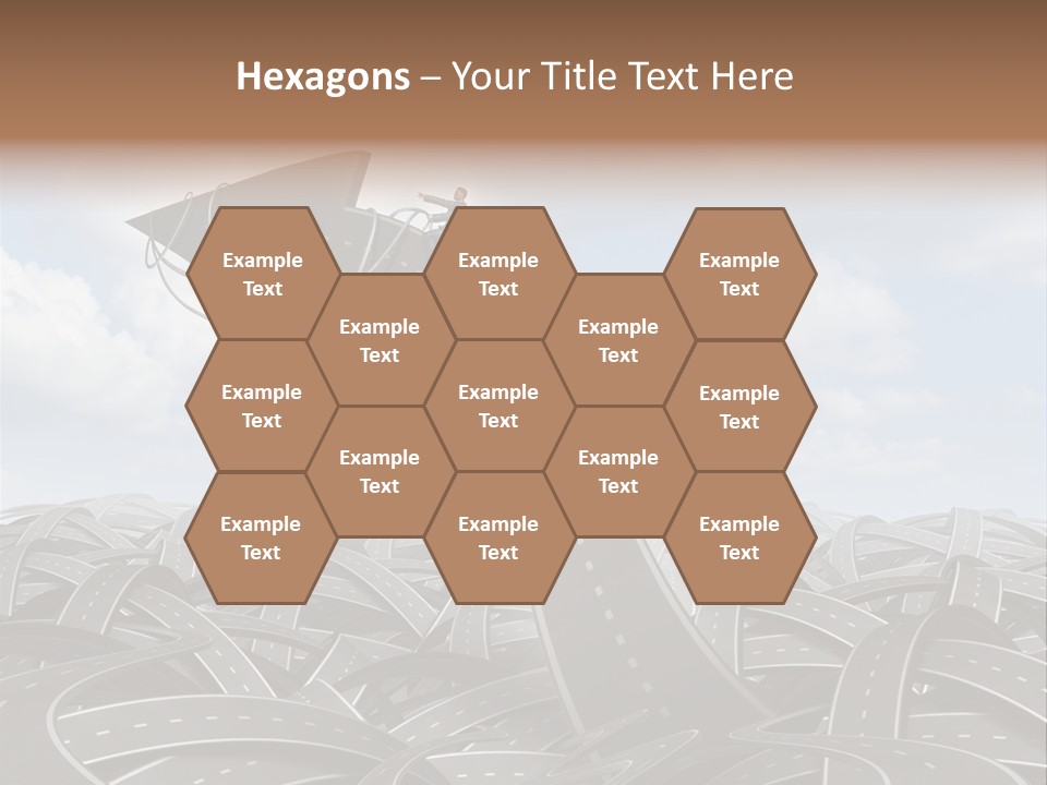 Traveling Goal Leadershipleader Steering PowerPoint Template