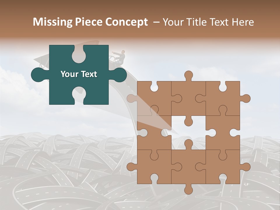 Traveling Goal Leadershipleader Steering PowerPoint Template