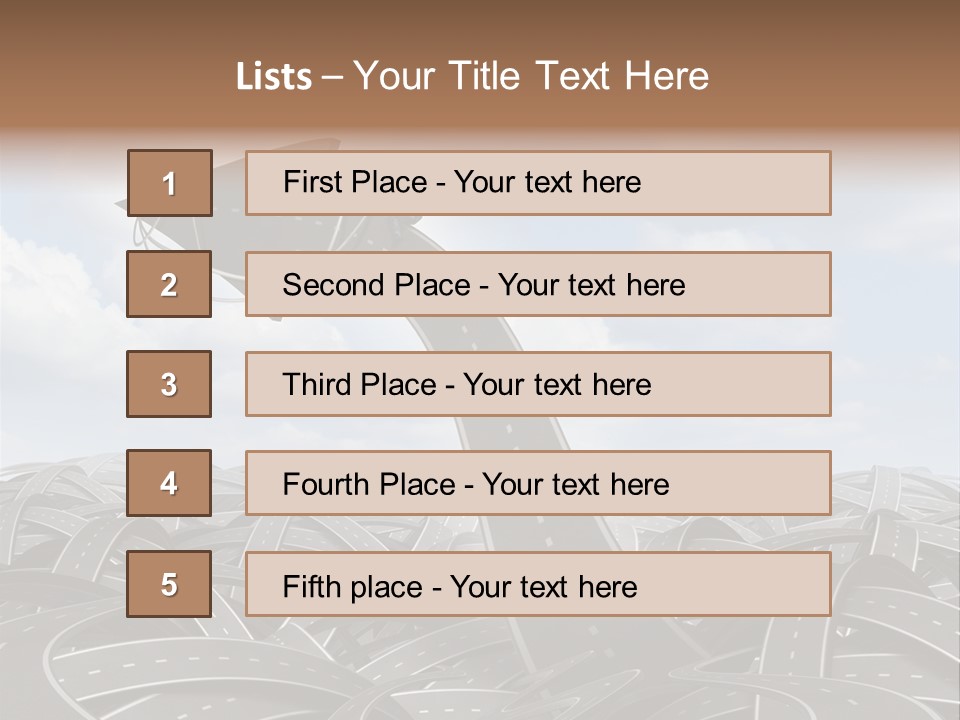 Traveling Goal Leadershipleader Steering PowerPoint Template
