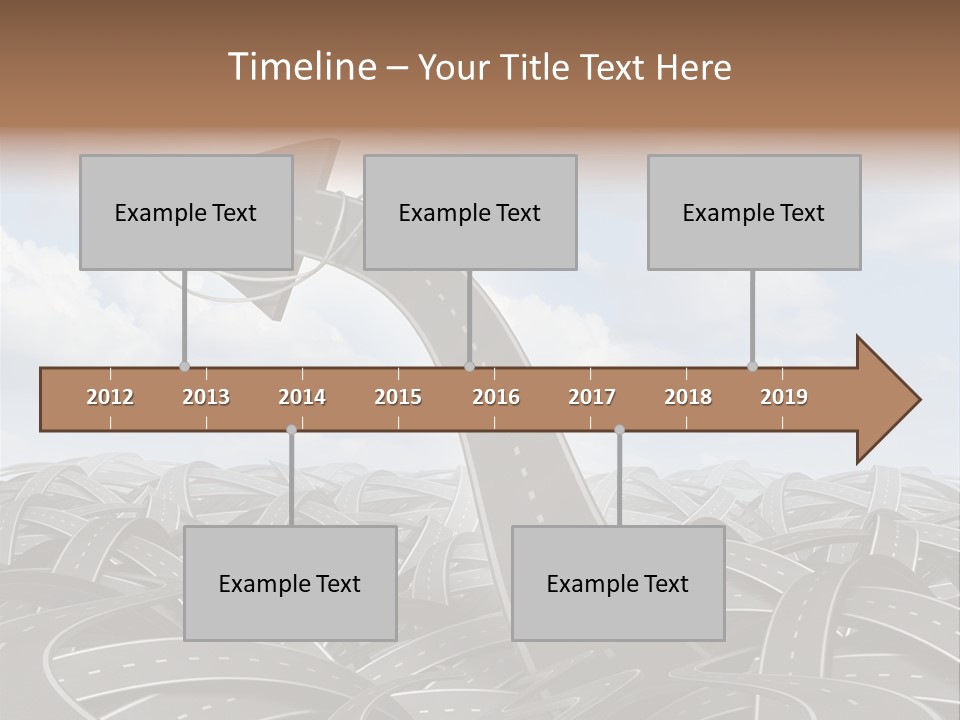 Traveling Goal Leadershipleader Steering PowerPoint Template
