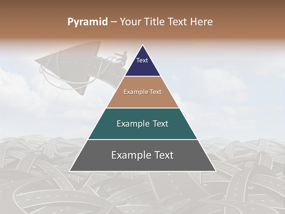 Traveling Goal Leadershipleader Steering PowerPoint Template