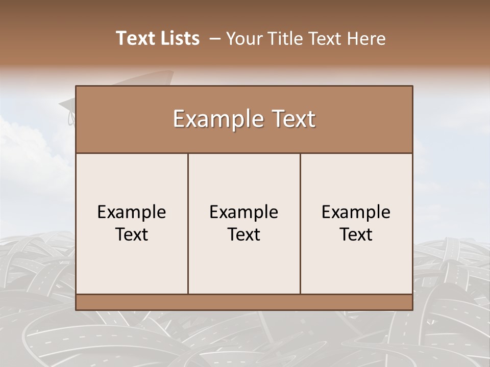 Traveling Goal Leadershipleader Steering PowerPoint Template
