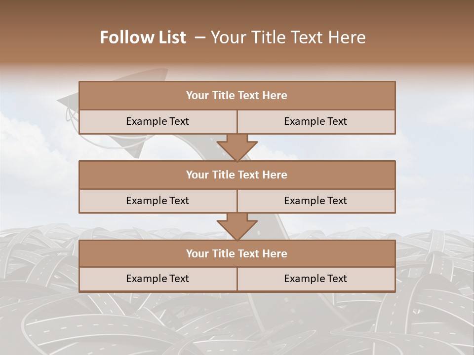 Traveling Goal Leadershipleader Steering PowerPoint Template