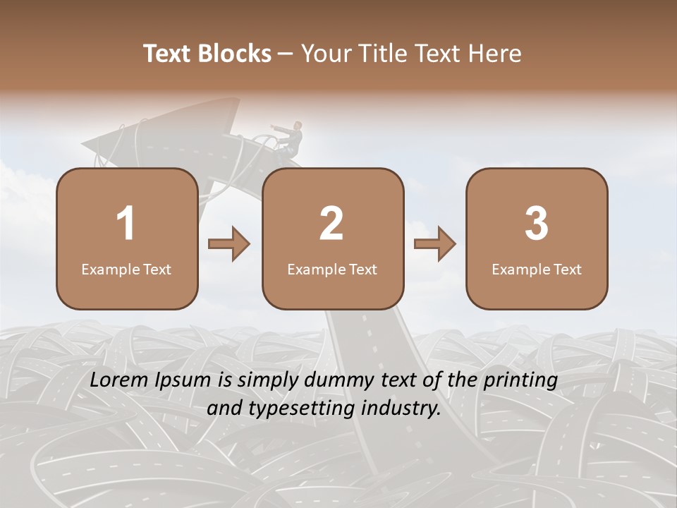 Traveling Goal Leadershipleader Steering PowerPoint Template