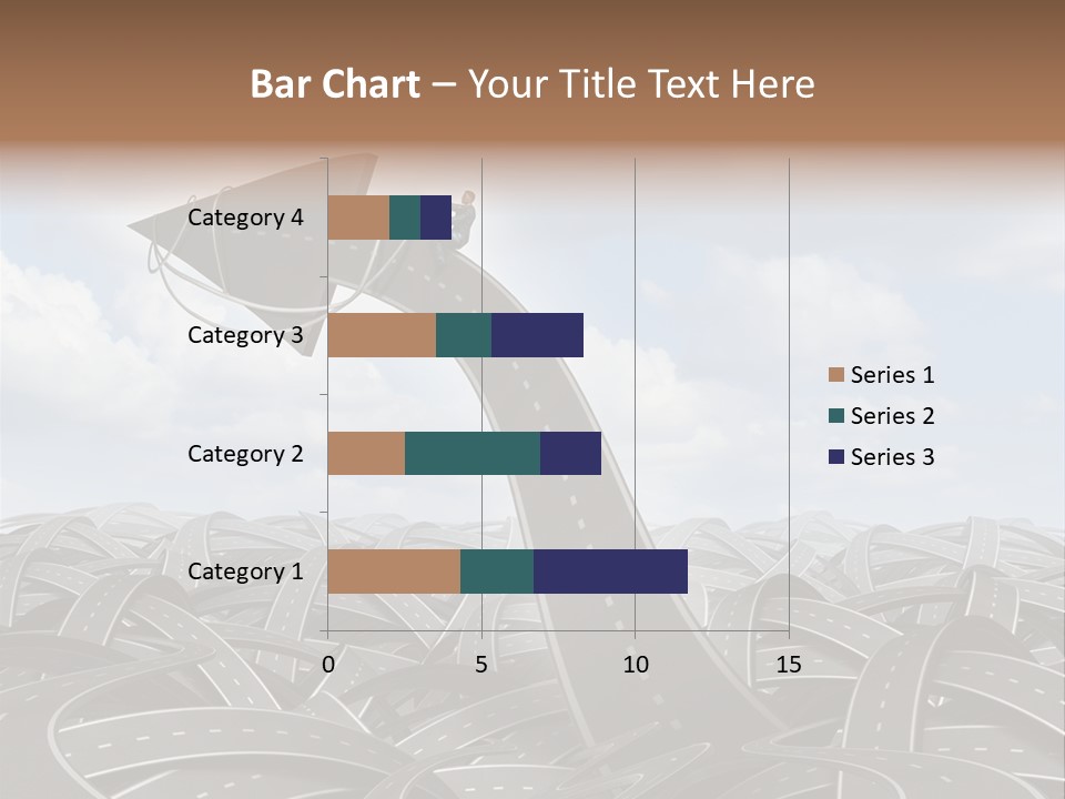 Traveling Goal Leadershipleader Steering PowerPoint Template