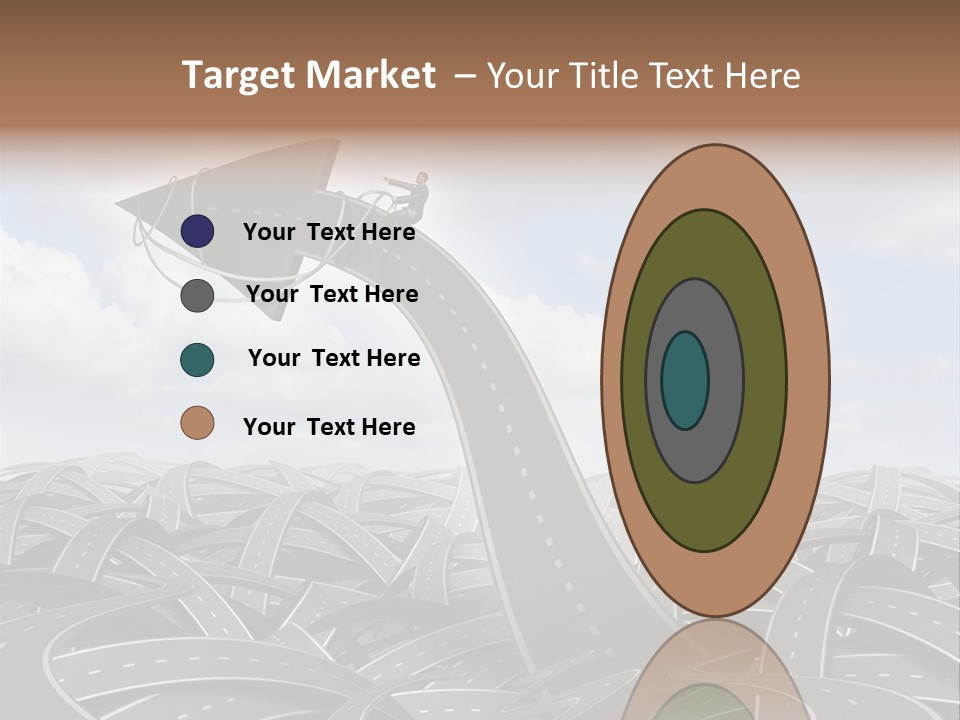 Traveling Goal Leadershipleader Steering PowerPoint Template