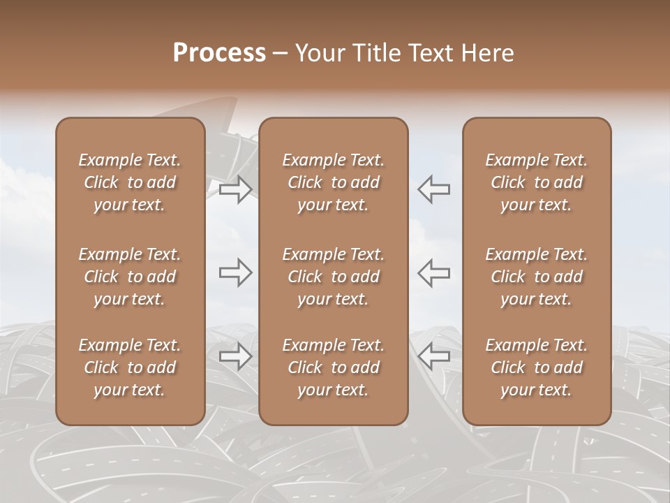 Traveling Goal Leadershipleader Steering PowerPoint Template