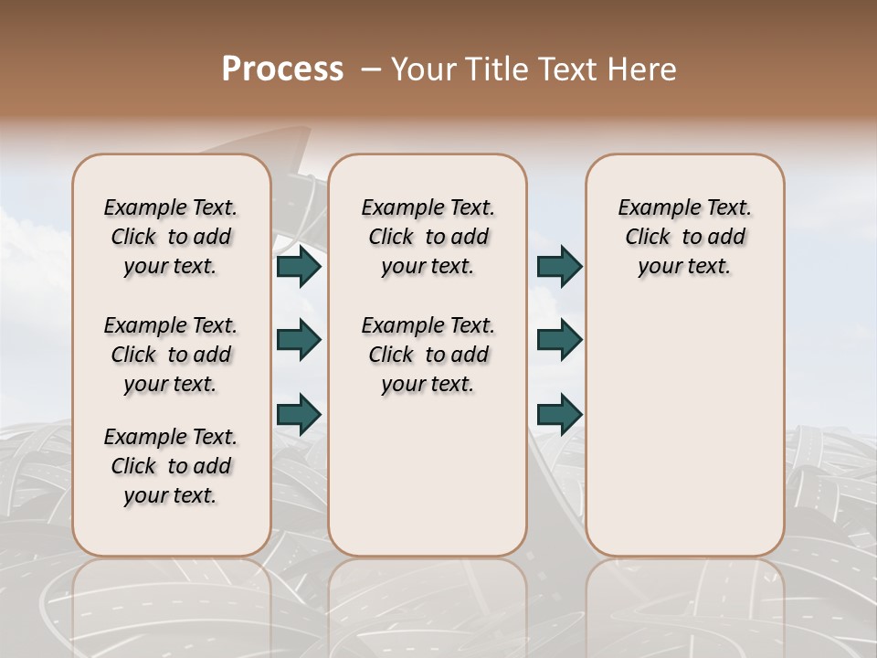 Traveling Goal Leadershipleader Steering PowerPoint Template