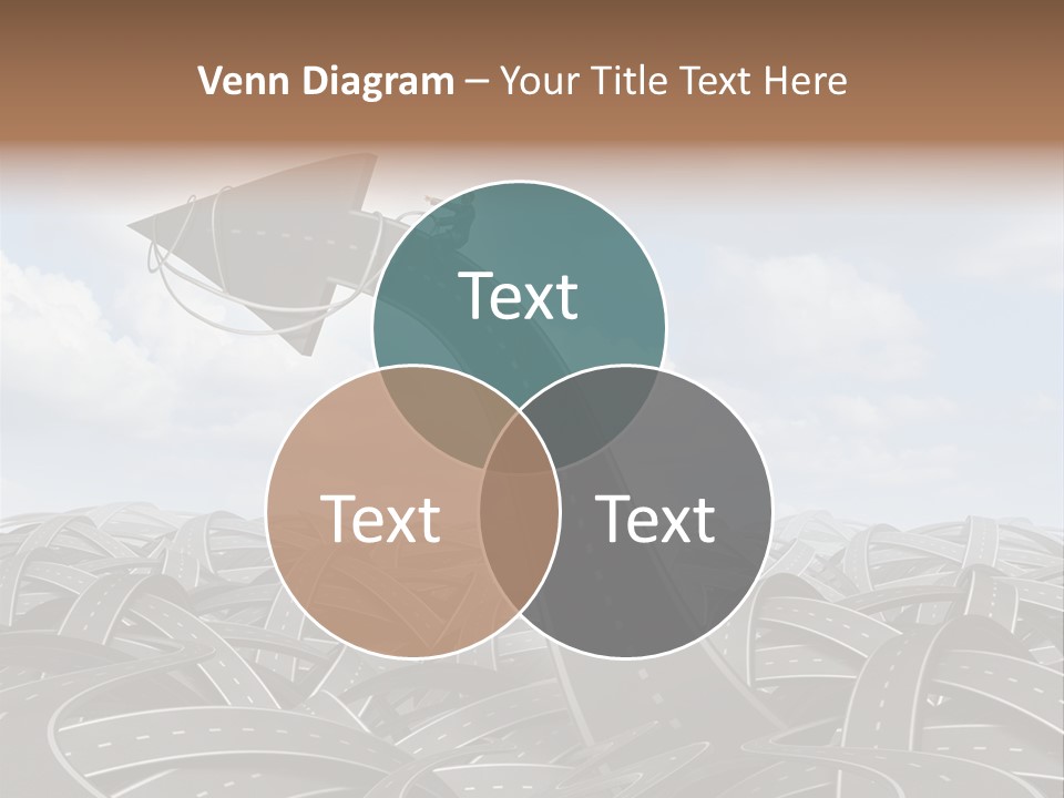 Traveling Goal Leadershipleader Steering PowerPoint Template