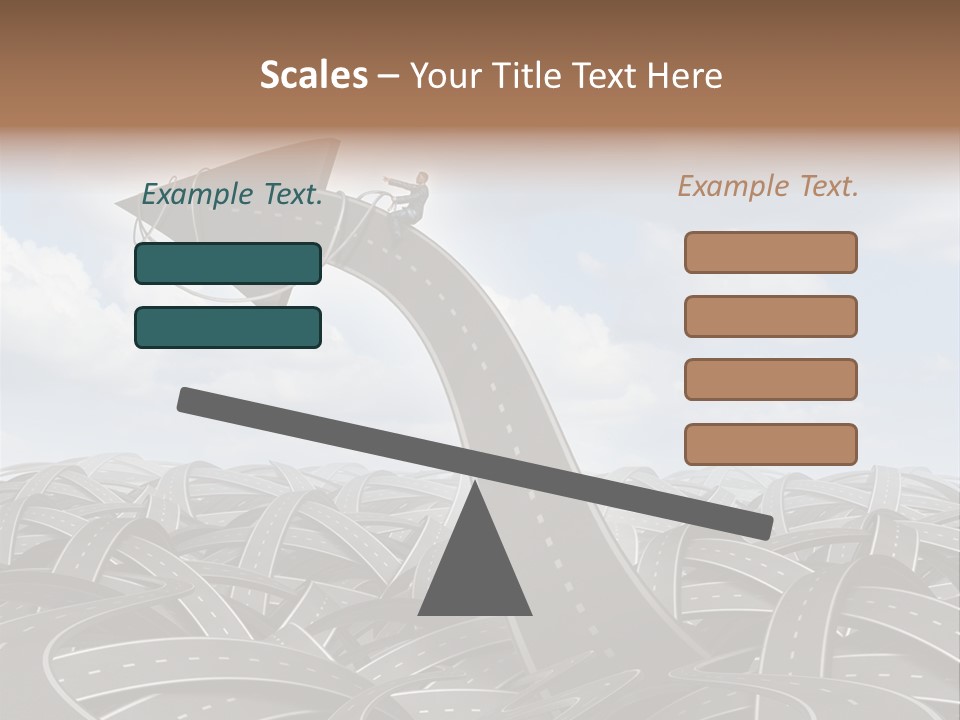 Traveling Goal Leadershipleader Steering PowerPoint Template