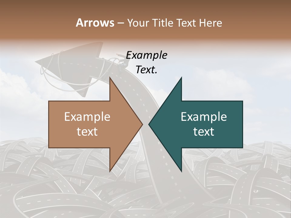 Traveling Goal Leadershipleader Steering PowerPoint Template