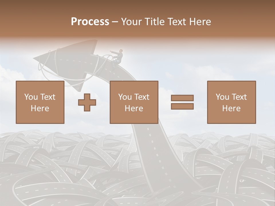 Traveling Goal Leadershipleader Steering PowerPoint Template
