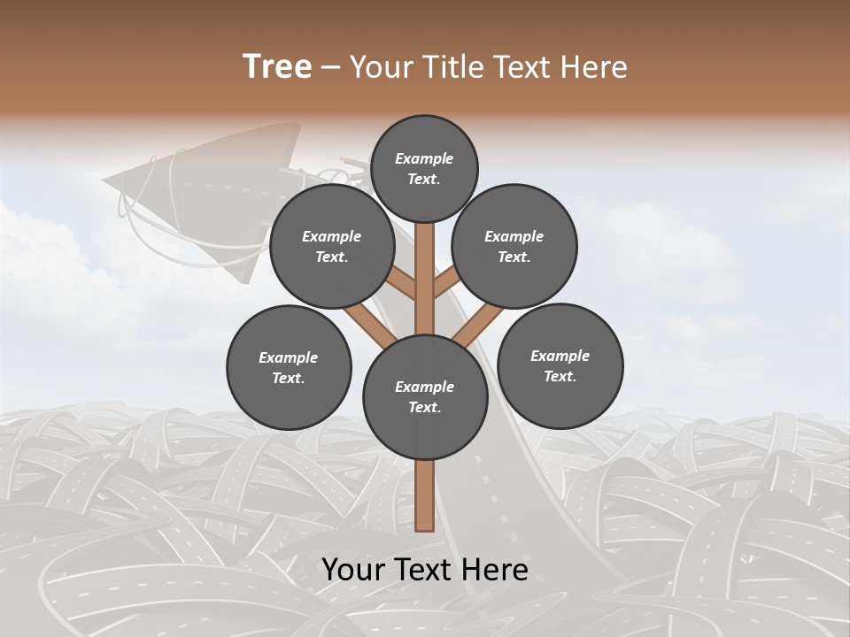 Traveling Goal Leadershipleader Steering PowerPoint Template