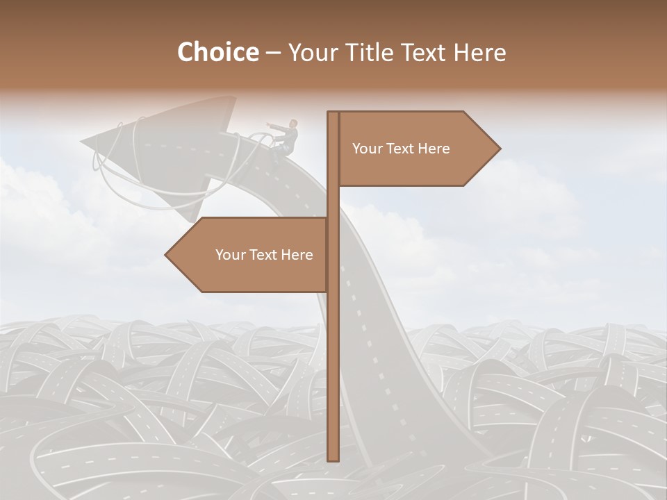 Traveling Goal Leadershipleader Steering PowerPoint Template