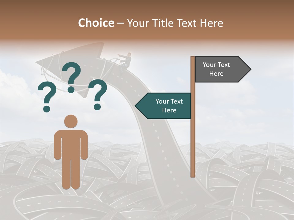 Traveling Goal Leadershipleader Steering PowerPoint Template