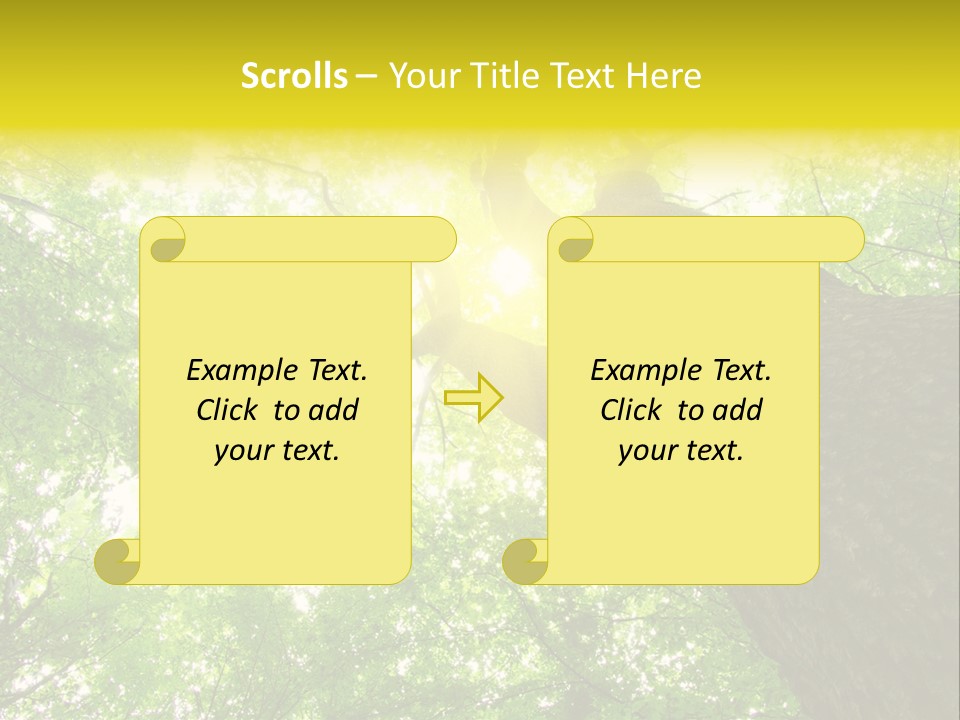 Divine Fog Magnificence PowerPoint Template