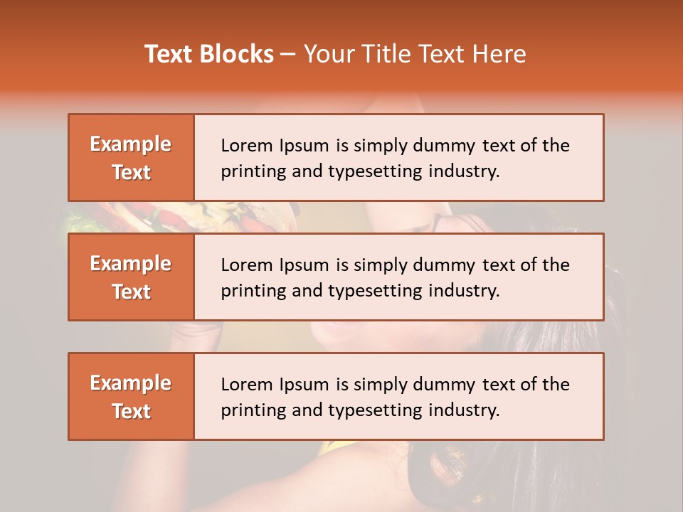 Fatty Tasty Meat PowerPoint Template