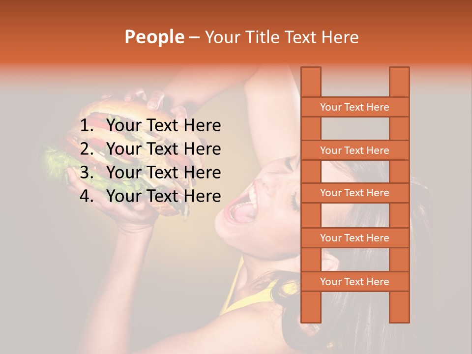 Fatty Tasty Meat PowerPoint Template