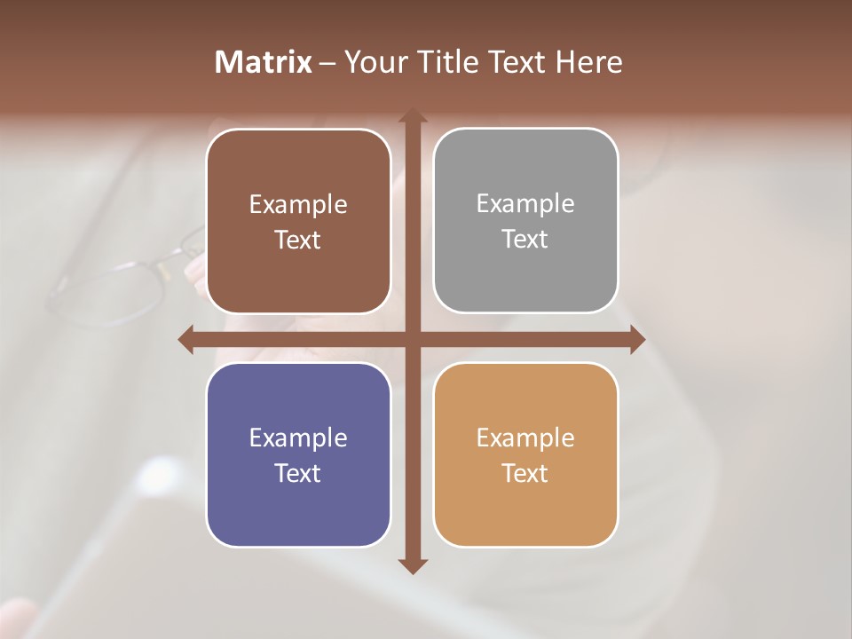 Single Mirror Looking At Camera PowerPoint Template