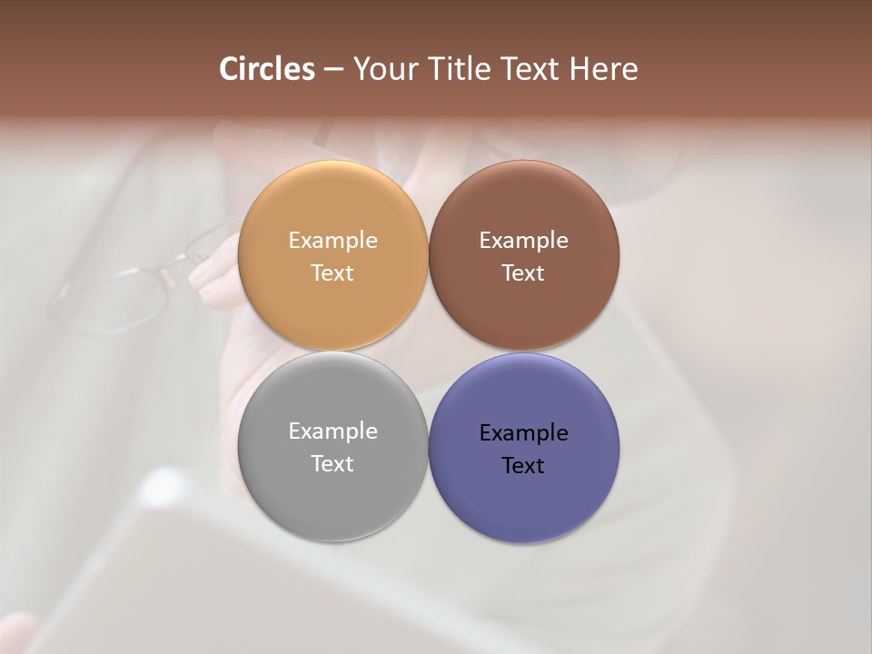 Single Mirror Looking At Camera PowerPoint Template