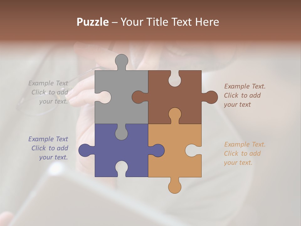 Single Mirror Looking At Camera PowerPoint Template
