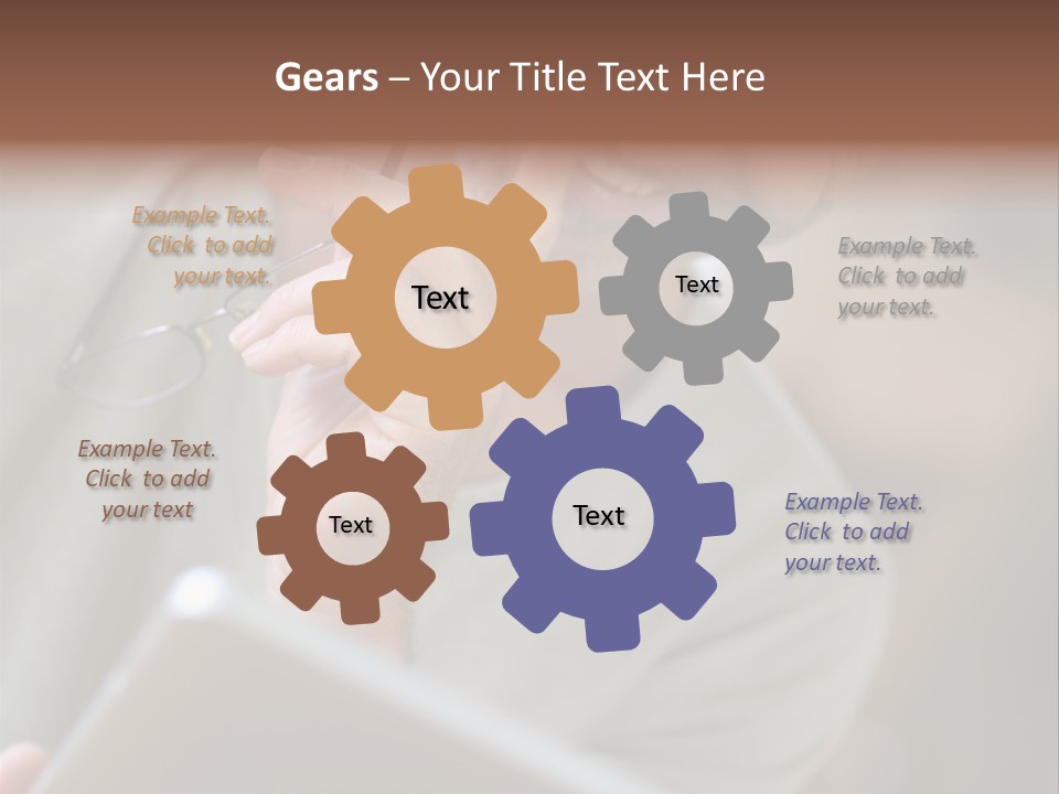 Single Mirror Looking At Camera PowerPoint Template