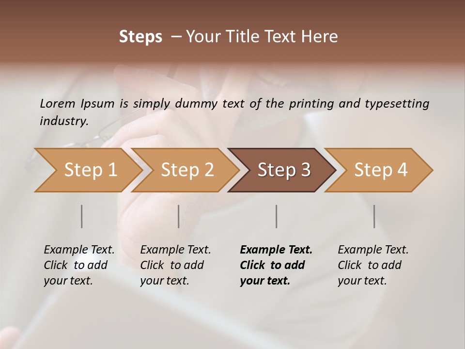 Single Mirror Looking At Camera PowerPoint Template