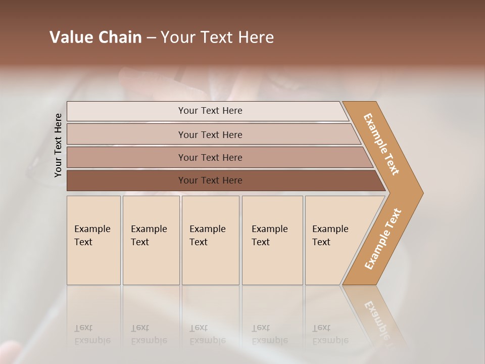 Single Mirror Looking At Camera PowerPoint Template