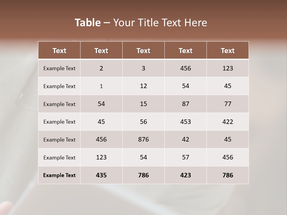 Single Mirror Looking At Camera PowerPoint Template
