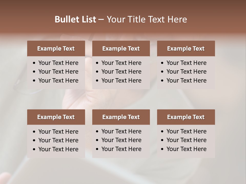 Single Mirror Looking At Camera PowerPoint Template