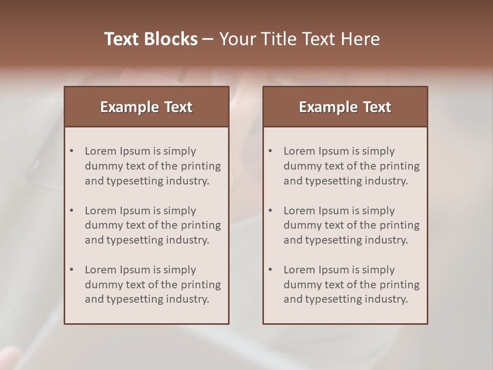 Single Mirror Looking At Camera PowerPoint Template