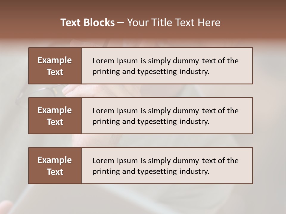 Single Mirror Looking At Camera PowerPoint Template