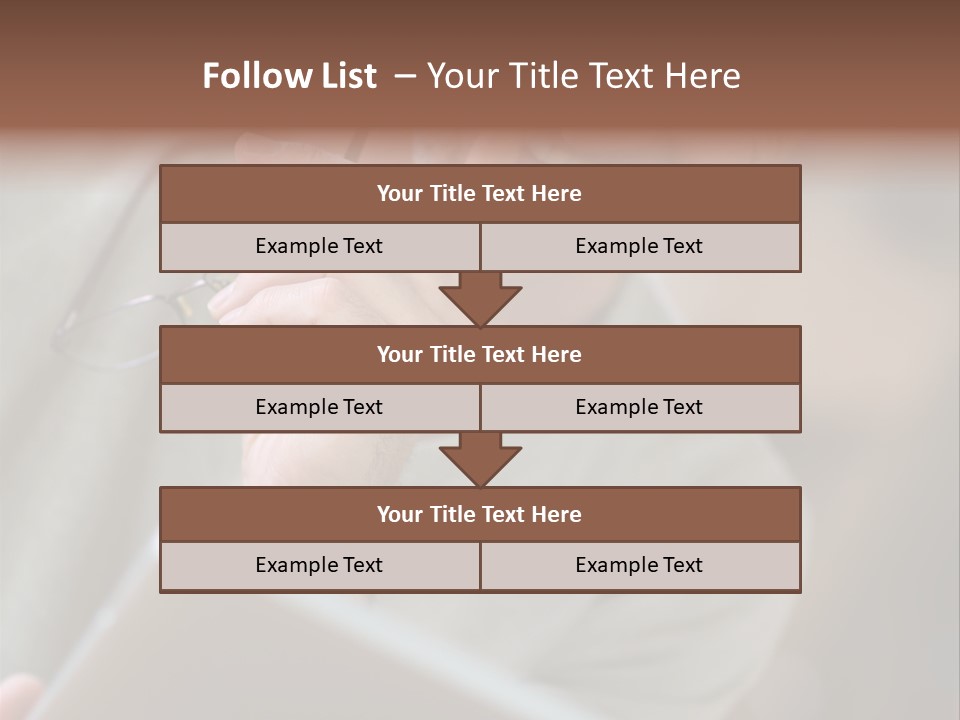 Single Mirror Looking At Camera PowerPoint Template