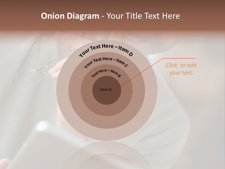 Single Mirror Looking At Camera PowerPoint Template