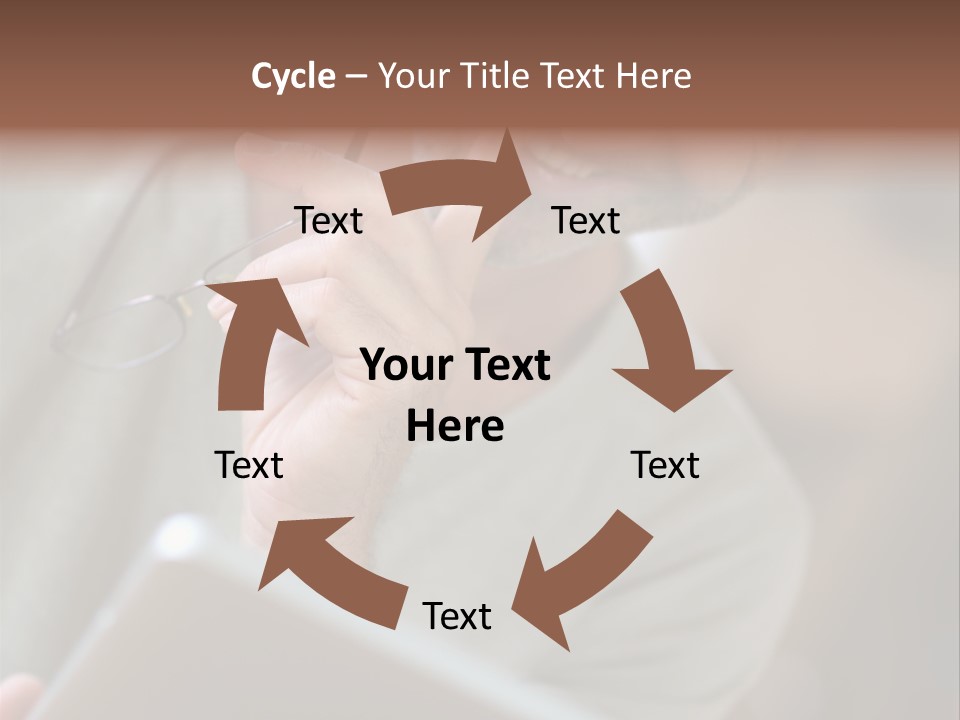 Single Mirror Looking At Camera PowerPoint Template