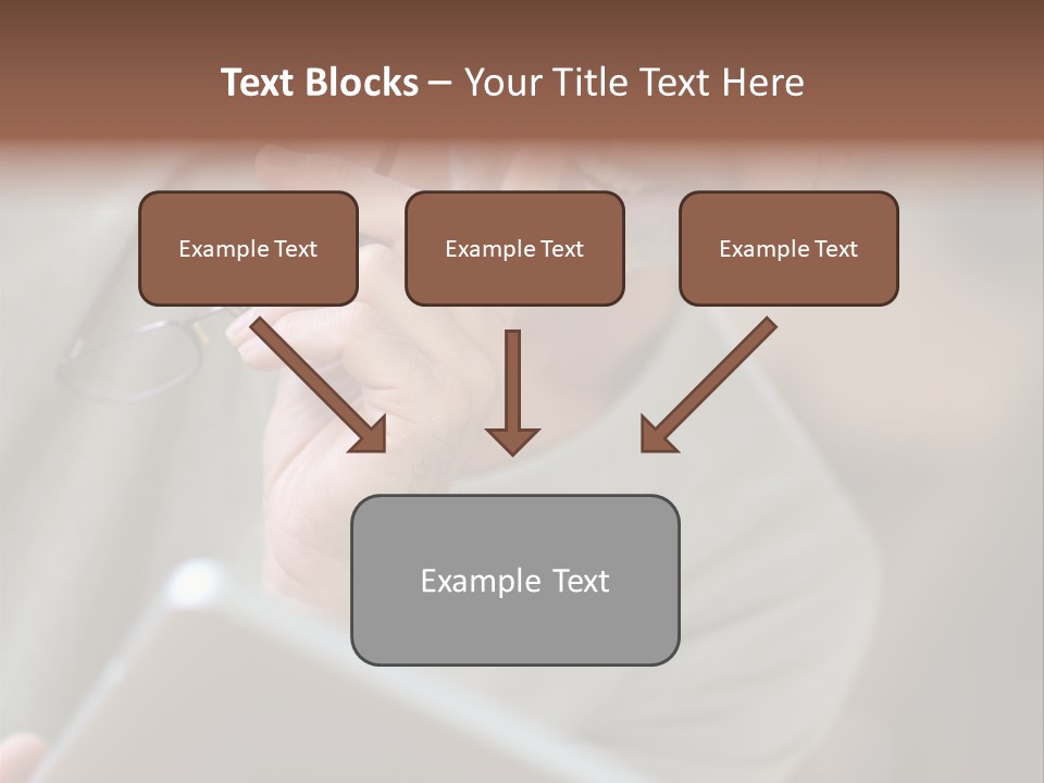 Single Mirror Looking At Camera PowerPoint Template