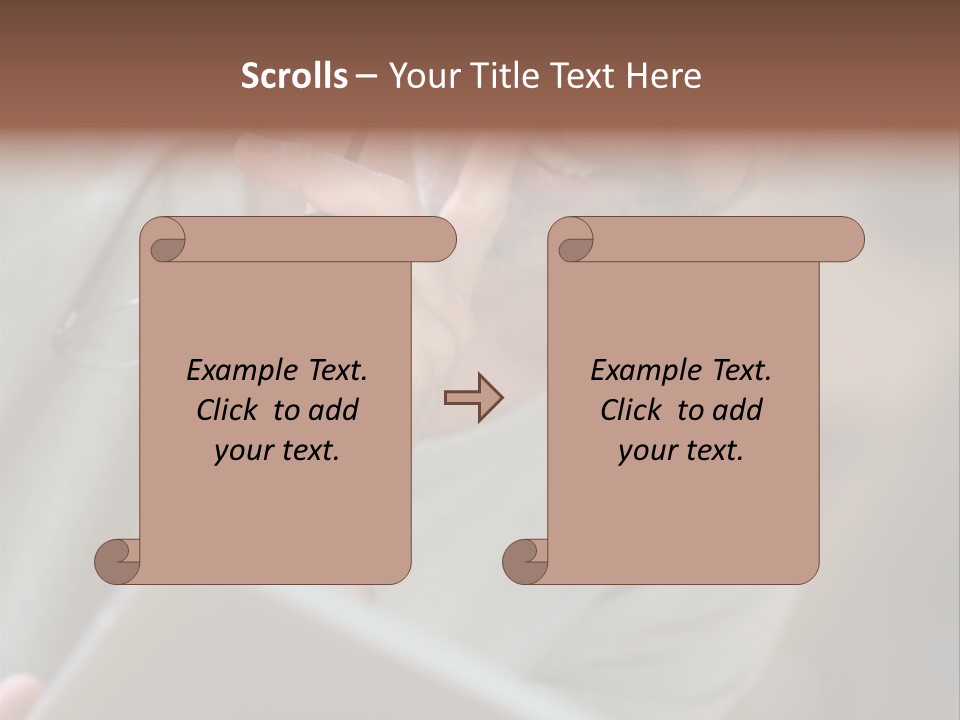 Single Mirror Looking At Camera PowerPoint Template