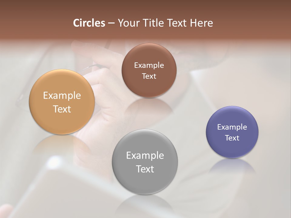 Single Mirror Looking At Camera PowerPoint Template