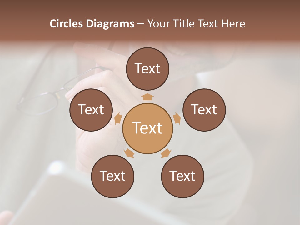 Single Mirror Looking At Camera PowerPoint Template