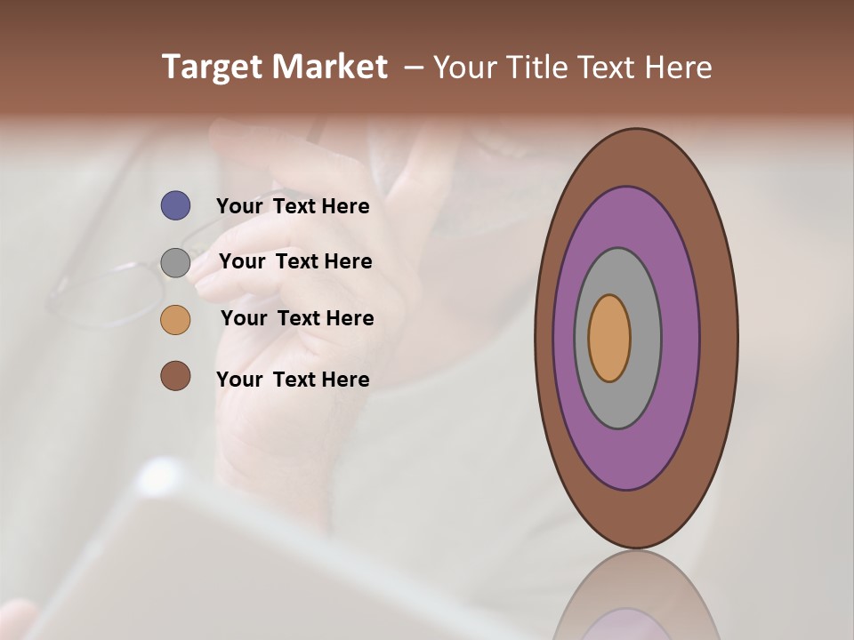 Single Mirror Looking At Camera PowerPoint Template