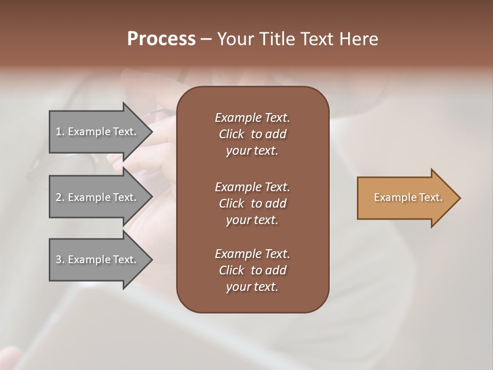 Single Mirror Looking At Camera PowerPoint Template