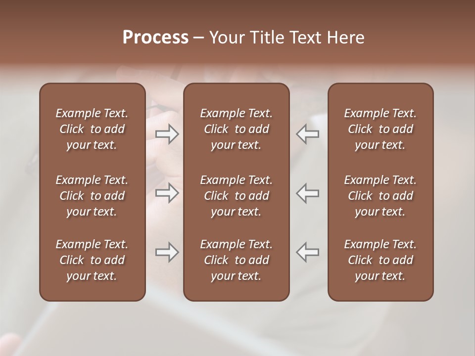 Single Mirror Looking At Camera PowerPoint Template