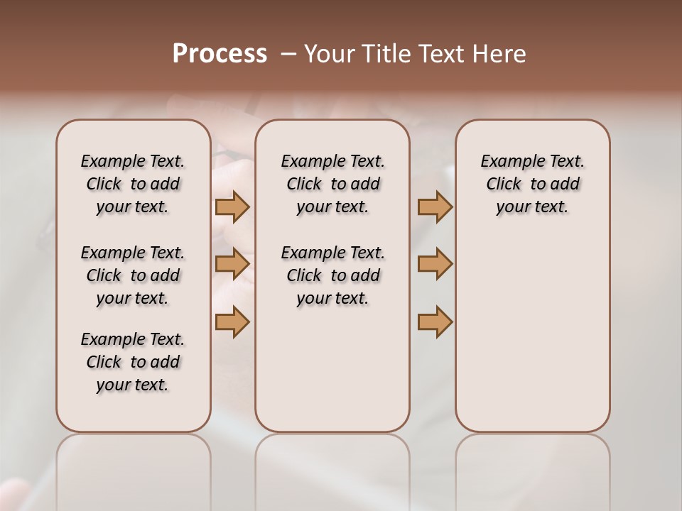 Single Mirror Looking At Camera PowerPoint Template