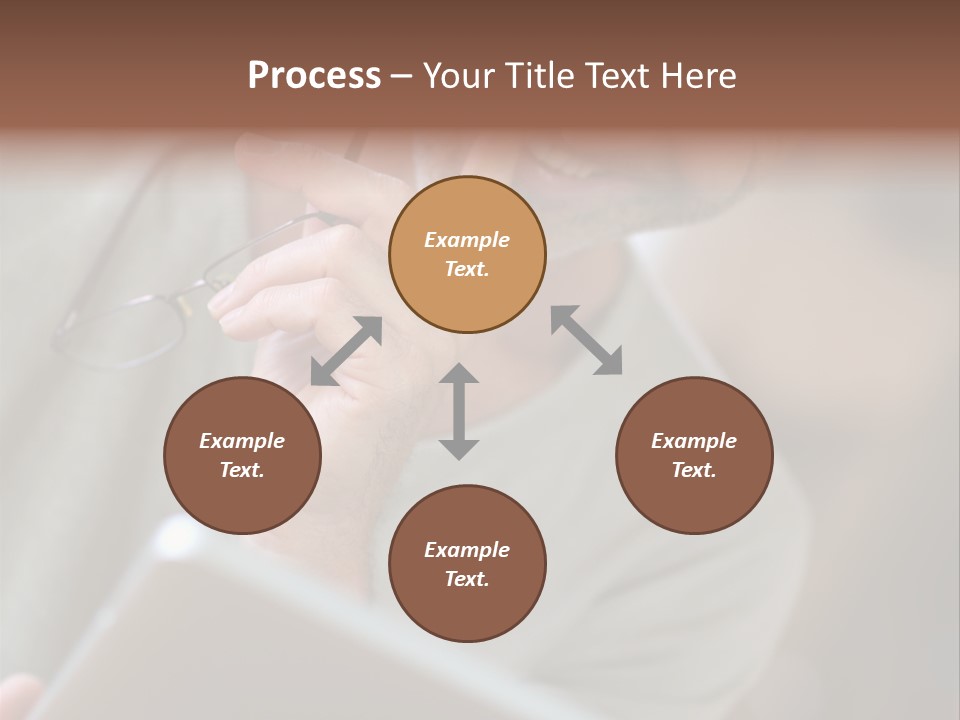 Single Mirror Looking At Camera PowerPoint Template