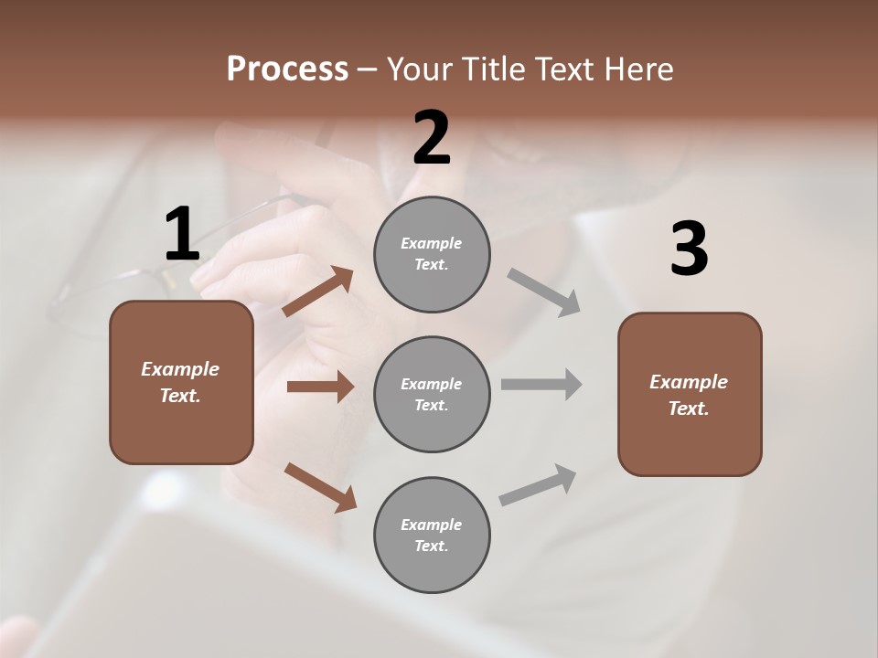 Single Mirror Looking At Camera PowerPoint Template